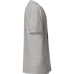 Adult Sasquatch American Flag Grey T-Shirt
