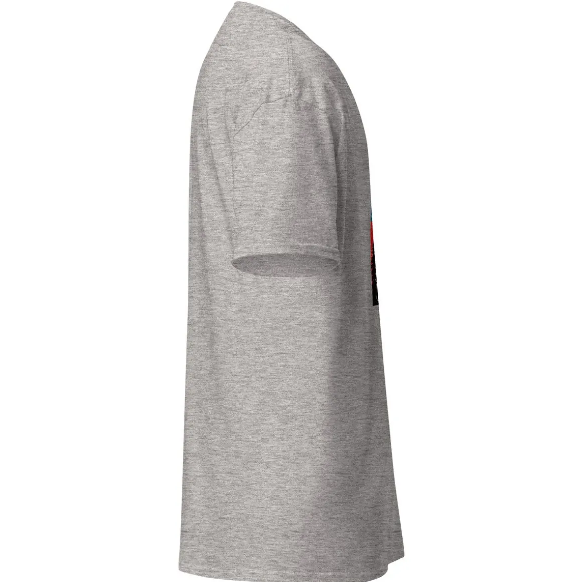 Adult Sasquatch American Flag Grey T-Shirt