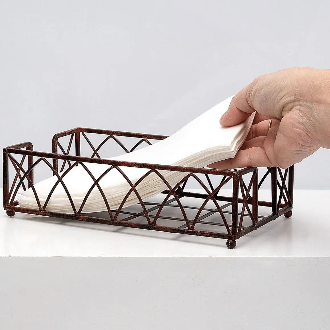 Aged Chestnut Hand Towel Holder