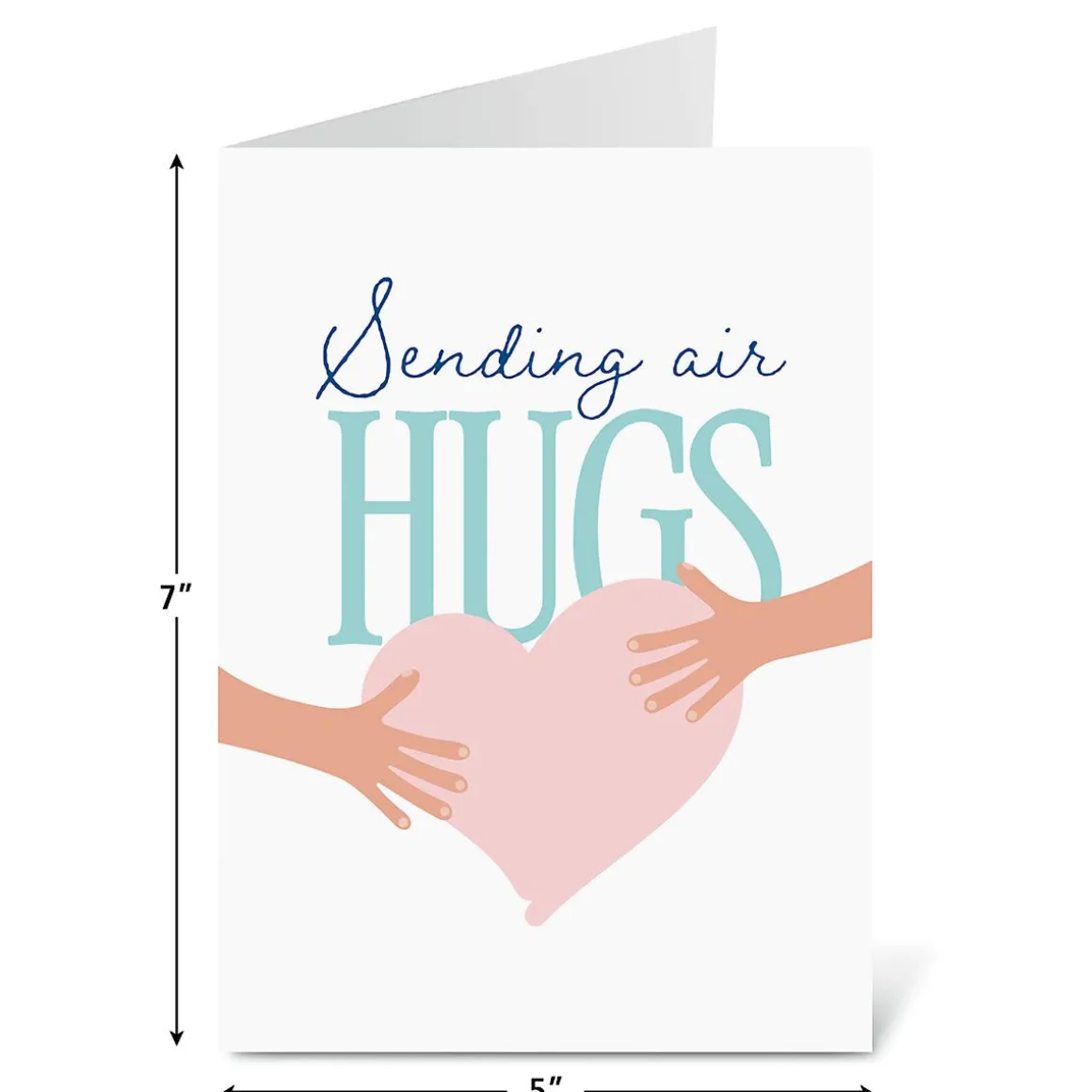 Air Hug Friendship Card