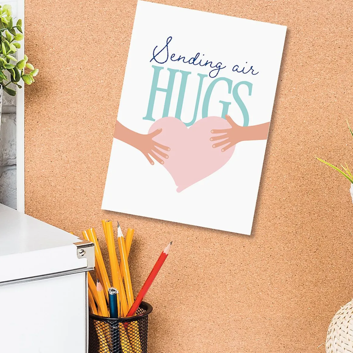 Air Hug Friendship Card