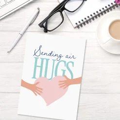 Air Hug Friendship Card