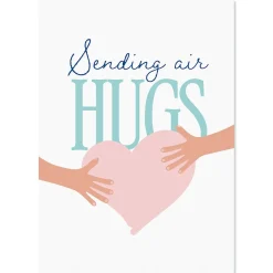 Air Hug Friendship Card