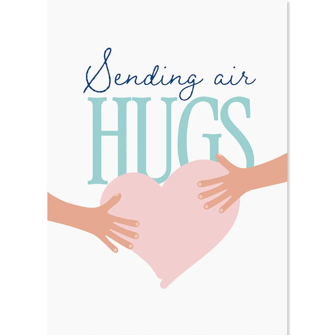 Air Hug Friendship Card
