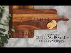 Alder Heart Bow Arrow Personalized Wood Cutting Board