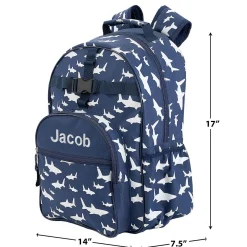 All-Over Shark Personalized Backpack