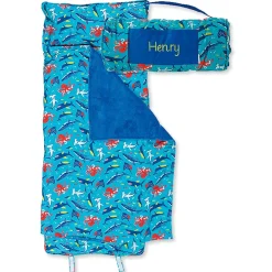 All-Over Shark Print Personalized Nap Mat by Stephen Joseph®