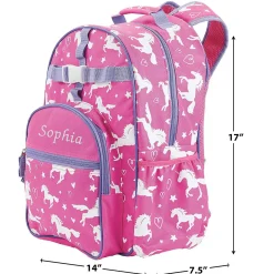 All-Over Unicorn Personalized Backpack
