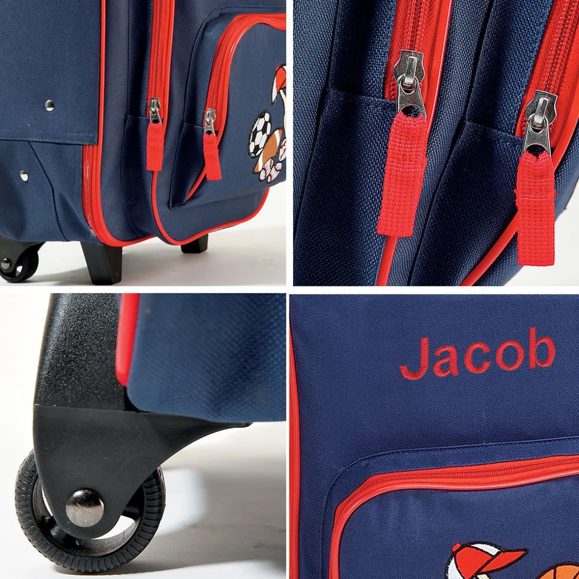 All Sports 18" Personalized Rolling Luggage