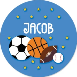 All Sports Personalized Stickers