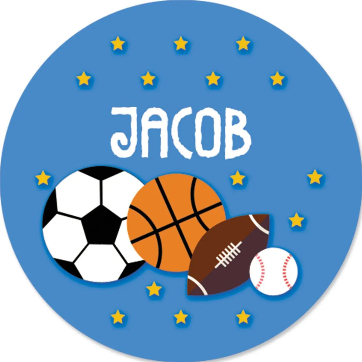 All Sports Personalized Stickers