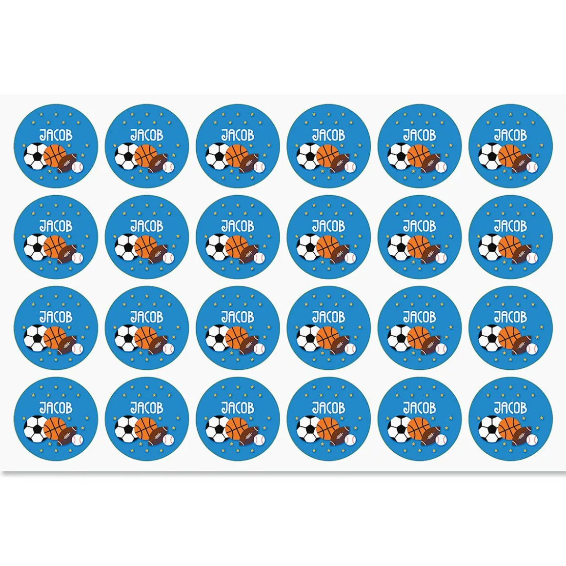 All Sports Personalized Stickers