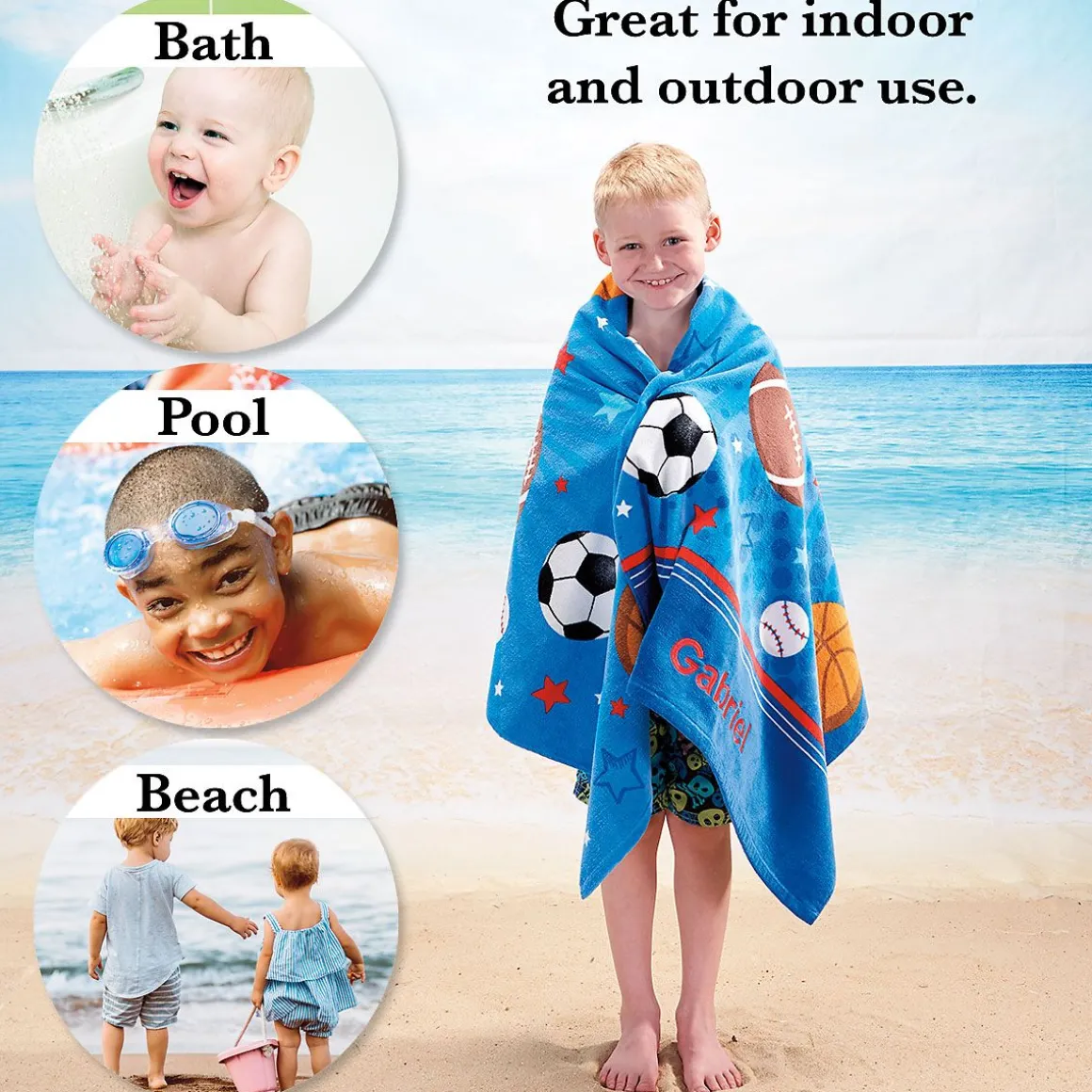 All Sports Personalized Towel