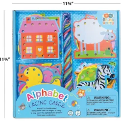 Alphabet Lacing Card Set