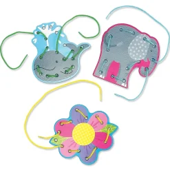 Alphabet Lacing Card Set
