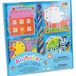 Alphabet Lacing Card Set