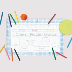 Alphabet Numbers & Colors Personalized Placemats