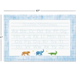 Alphabet Numbers & Colors Personalized Placemats
