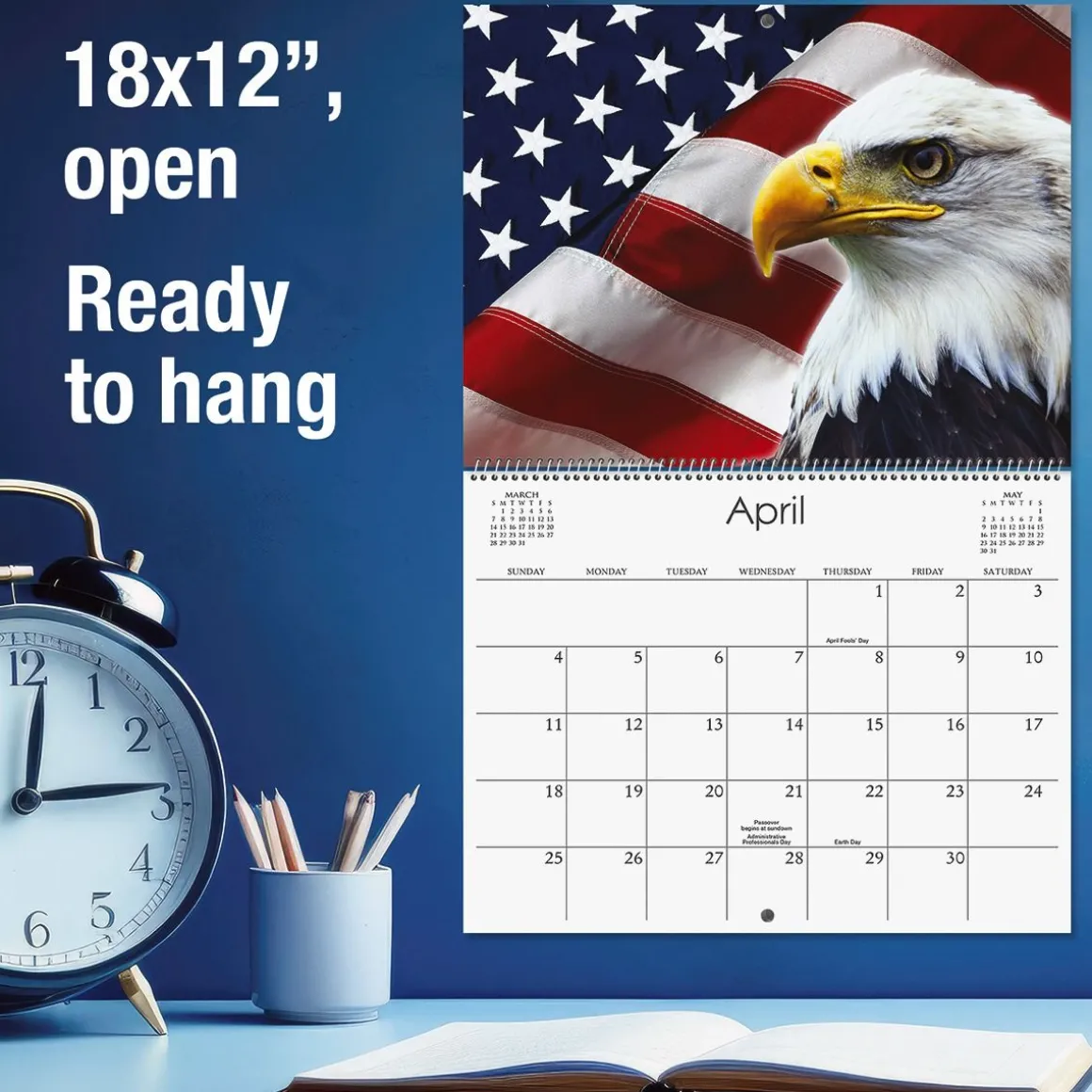 Americana 18 Month Calendar