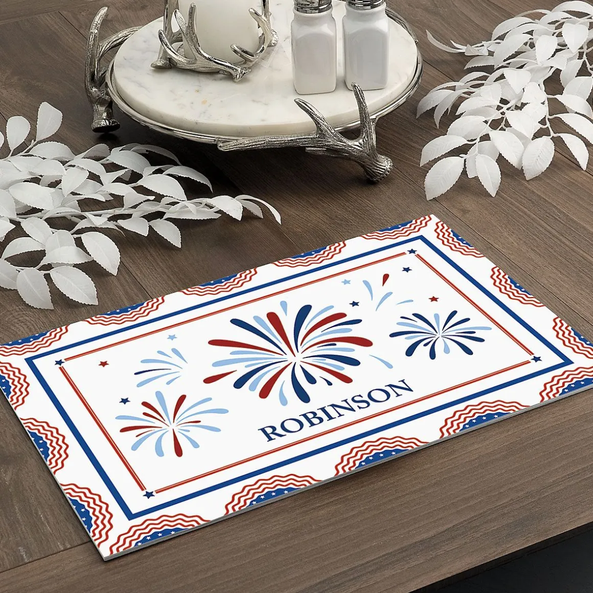 Americana Personalized Placemat Pad