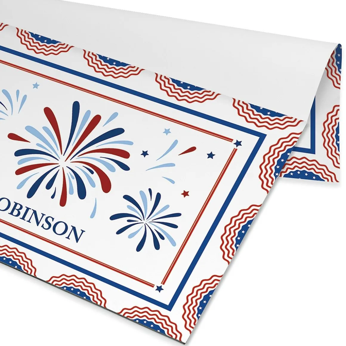 Americana Personalized Placemat Pad
