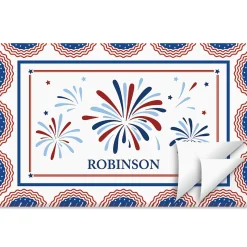 Americana Personalized Placemat Pad