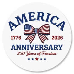 America 250th Anniversary Rolled Stickers