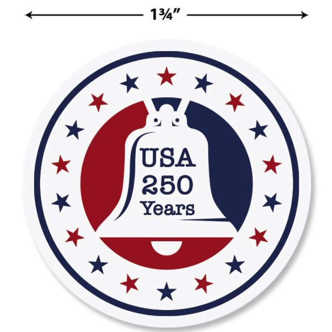 America 250th Anniversary Rolled Stickers