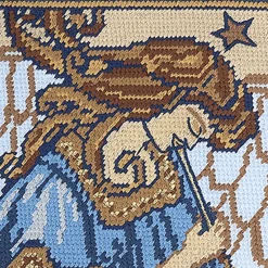 Angel Heirloom Needlepoint Personalized Christmas Stocking