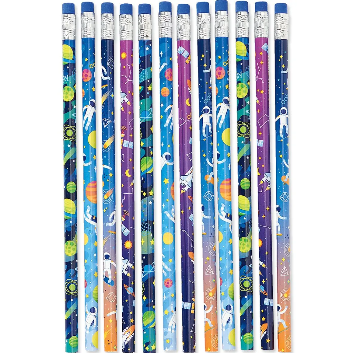 #2 Astronauts Personalized Hardwood Pencils