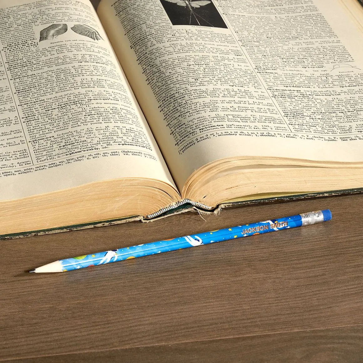 #2 Astronauts Personalized Hardwood Pencils