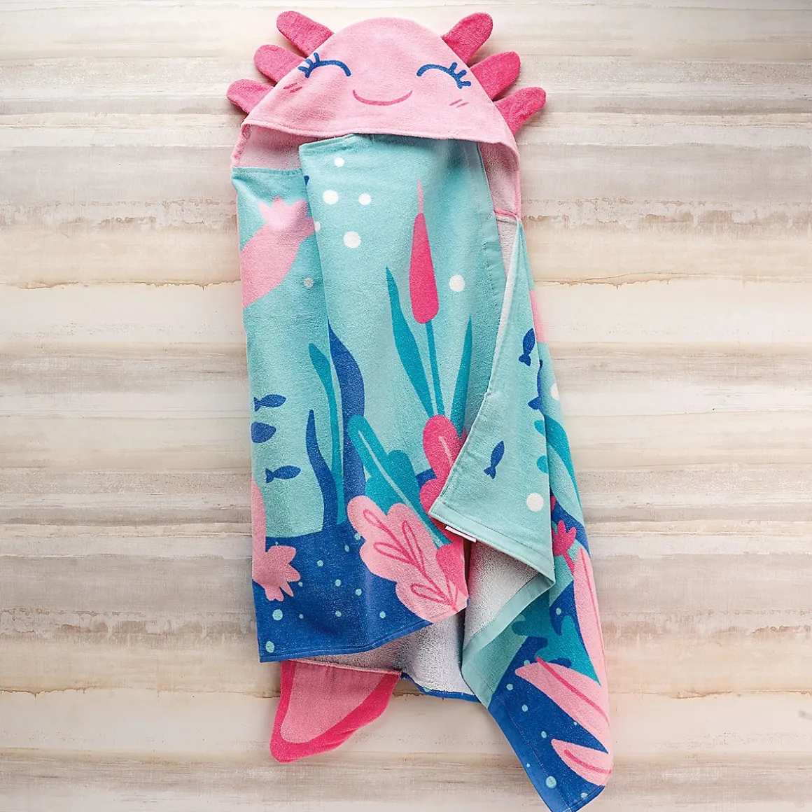 Axolotl Personalized Hooded Towel by Stephen Joseph®