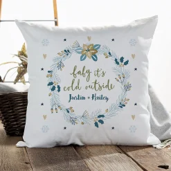 Baby It's Cold Personalized Pillow