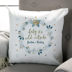 Baby It's Cold Personalized Pillow