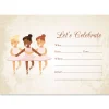 Ballerina Birthday Fill In The Blank Invitations
