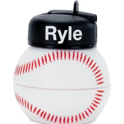 Baseball Collapsible Personalized Water Bottle