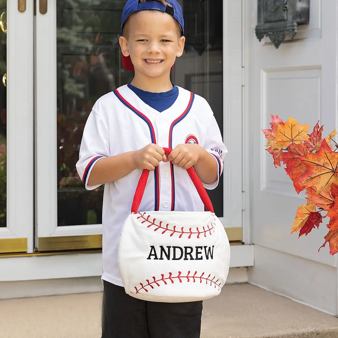 Baseball Halloween Personalized Treat Bag