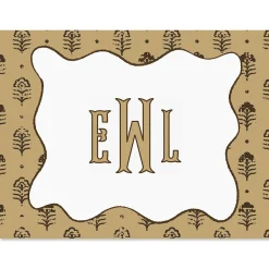Batik Personalized Note Cards