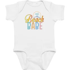 Beach Babe Baby Bodysuit Romper