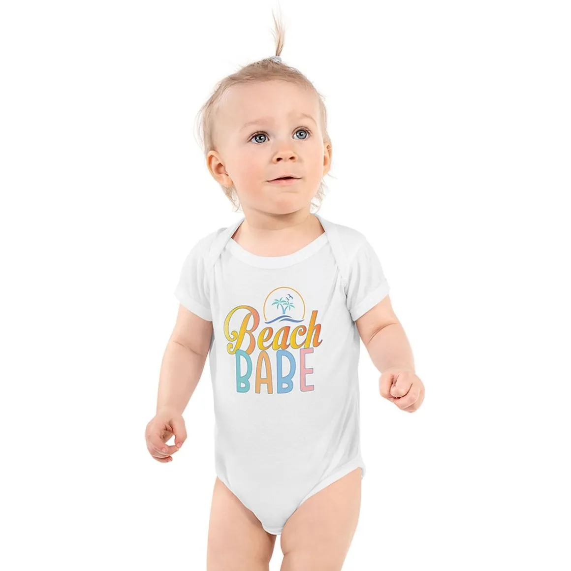 Beach Babe Baby Bodysuit Romper