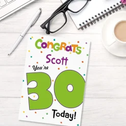 Big Birthday Birthday Personalized Card