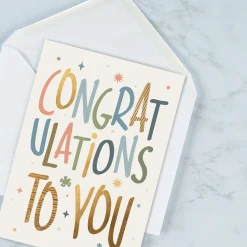 Big Congratulations Personalized Celebration Card