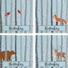 Birch Trees Personalized Ceramic Coasters