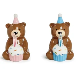 Birthday Bear Keepsake LED Candle