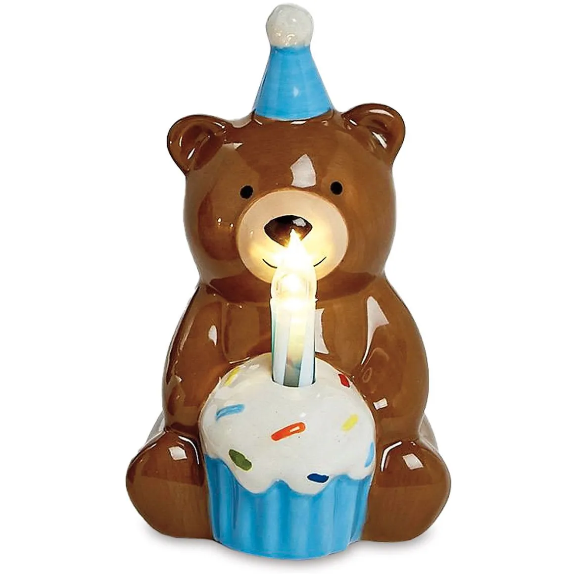 Birthday Bear Keepsake LED Candle