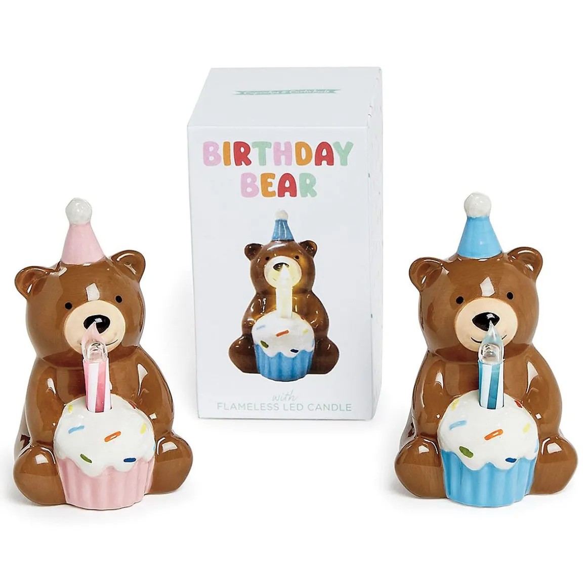 Birthday Bear Keepsake LED Candle
