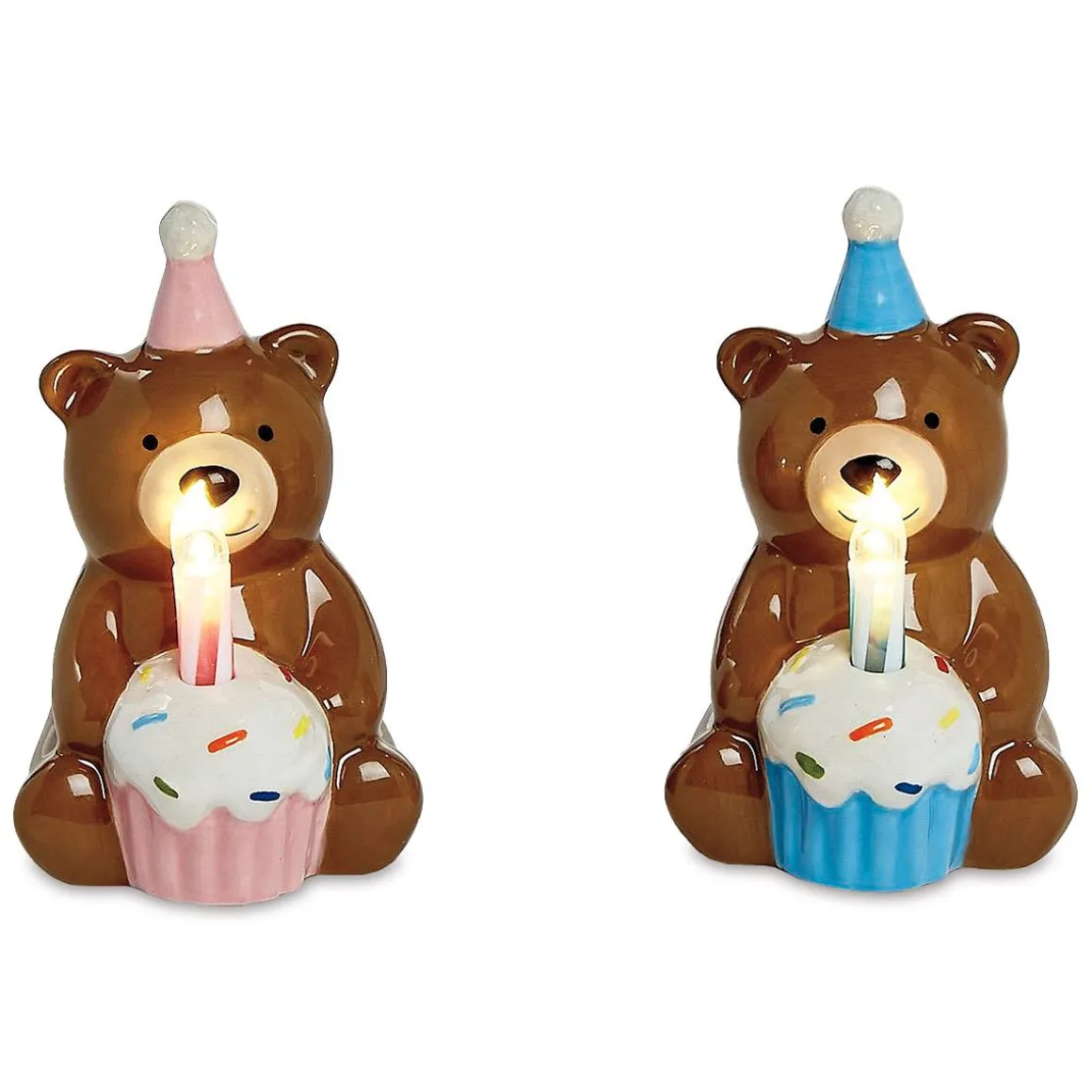 Birthday Bear Keepsake LED Candle