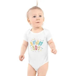 Birthday Boy Baby Bodysuit Romper