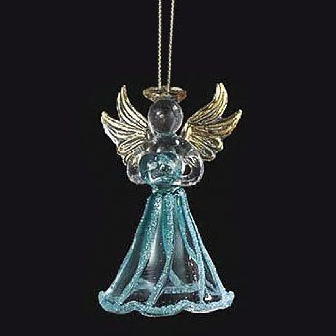 Birthstone Angel Glass Ornaments