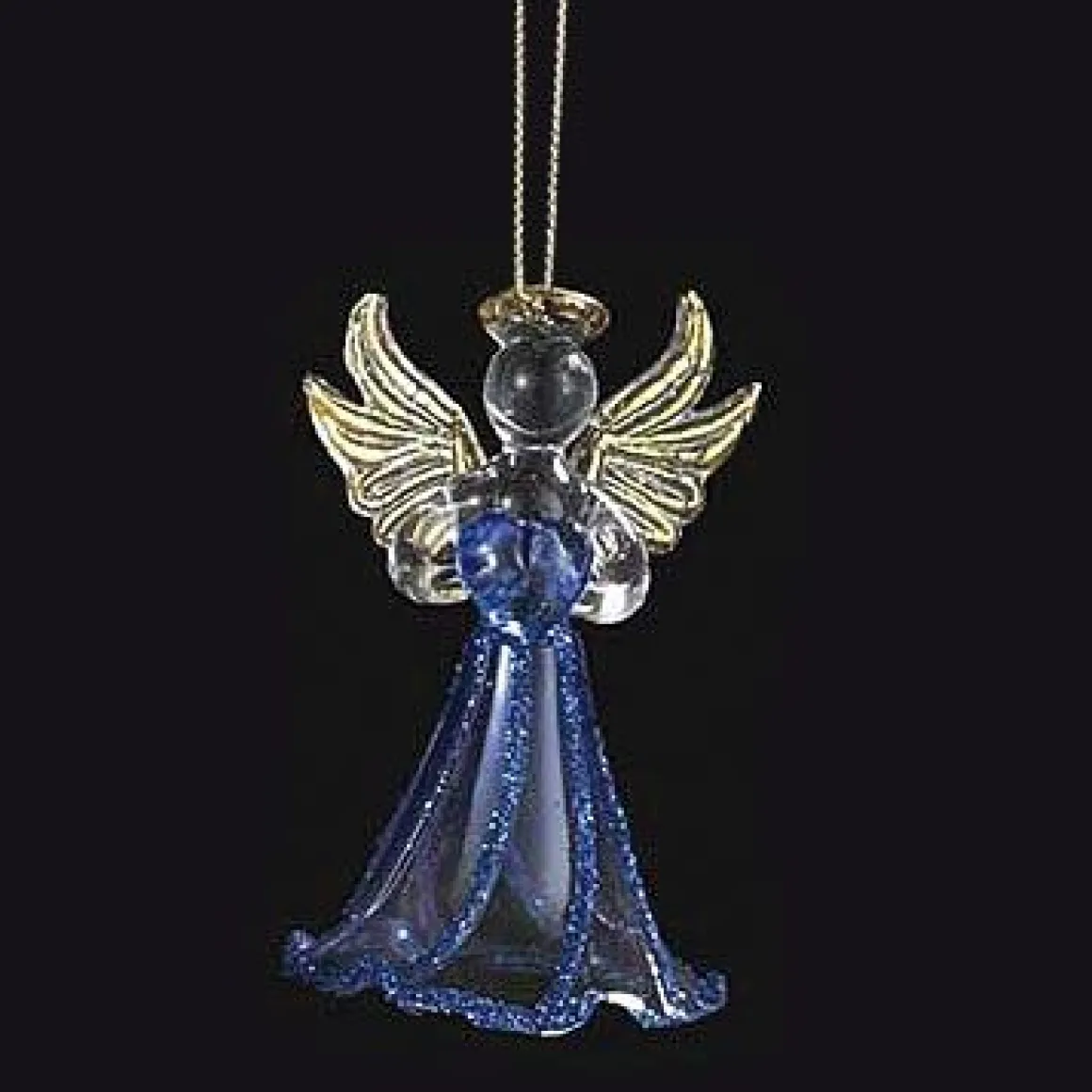 Birthstone Angel Glass Ornaments